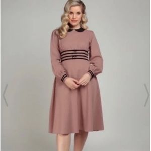 Collectif Mauve Nutcracker Christmas Swing Dress- NWT